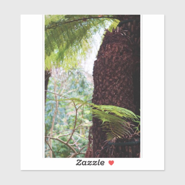 Fern Tropics Aufkleber (Blatt)