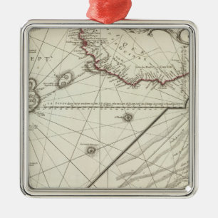 Fernand de Noronha Island Ornament Aus Metall