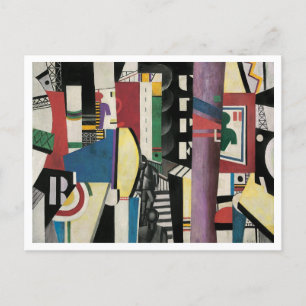 Fernand Léger, The City, 1919, Modern Postkarte