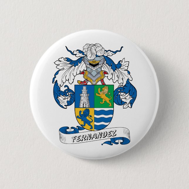 Fernandez-Familienwappen Button (Vorderseite)