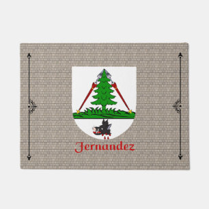 Fernandez Historischer Schild auf Kobelstein Fußmatte