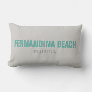 Fernandina Beach Florida Beach Throw Kissen