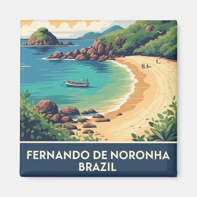 Fernando de Noronha Brasilien Magnet (Vorne)