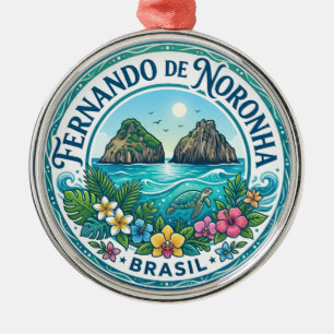 Fernando de Noronha Brasilien Ornament Aus Metall