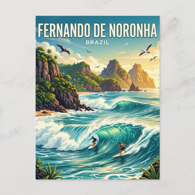 Fernando de Noronha Brasilien Postkarte (Vorderseite)