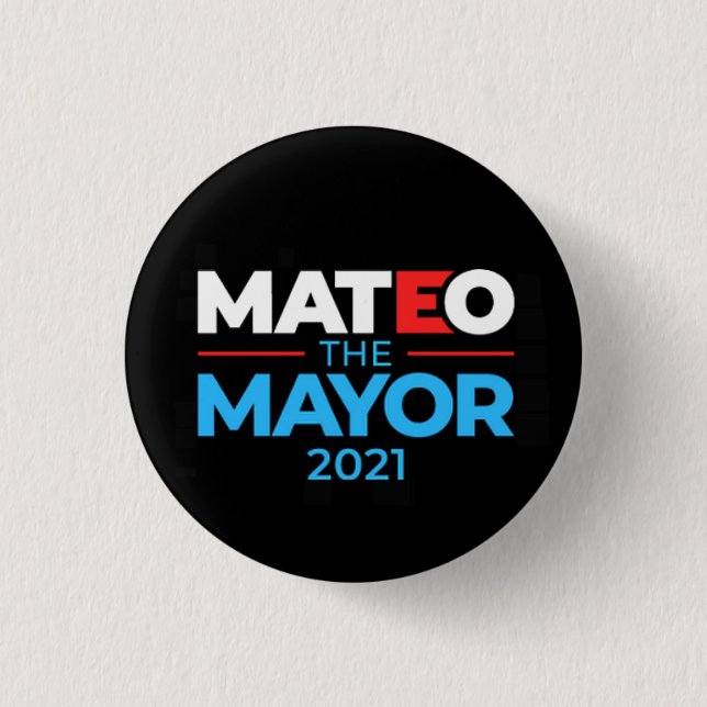 Fernando Mateo NYC Mayor 2021 Button (Vorderseite)