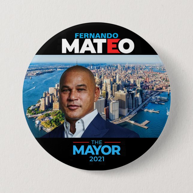 Fernando Matero, Bürgermeister Button (Vorderseite)