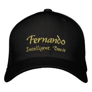 Fernando Name Cap / Hat Bestickte Baseballkappe