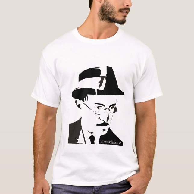 Fernando Pessoa - Vektor T-Shirt (Vorderseite)