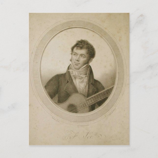 Fernando Sor Postkarte (Vorderseite)