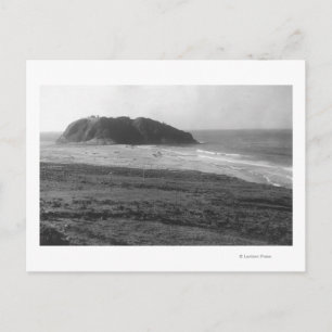 Fernansicht der Point-Sur-Lichtstation Postkarte