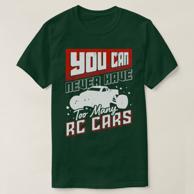 Fernbediente RC Racing Car Fan Geschenk T-Shirt (Design vorne)