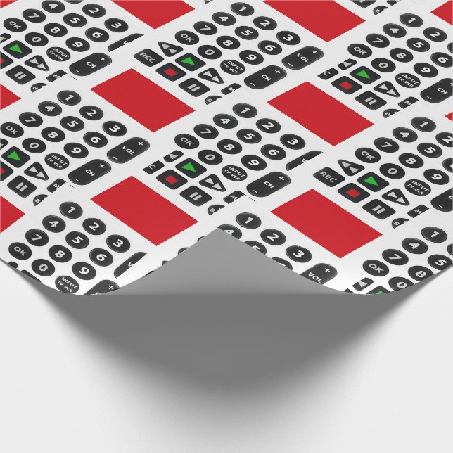 Fernbedienung mit VCR-Taste Geschenkpapier (Ecke)