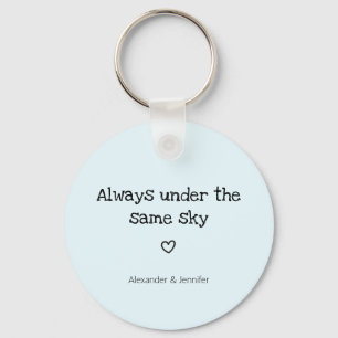 Fernbeziehung vermissen Sie Schlüsselanhänger