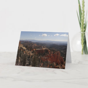 Fernblick vom Farview Point im Bryce Canyon Nation Karte