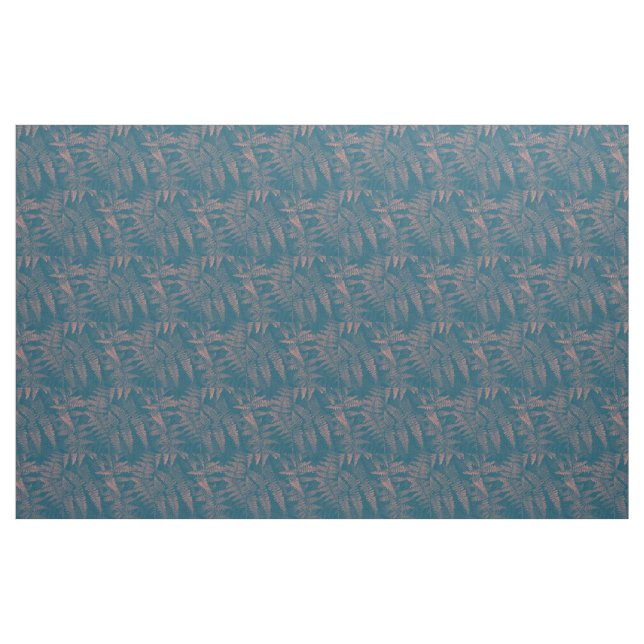 Ferne in rosa und Aquamarine Stoffe (Fat Quarter (45,7 x 55,9 cm))