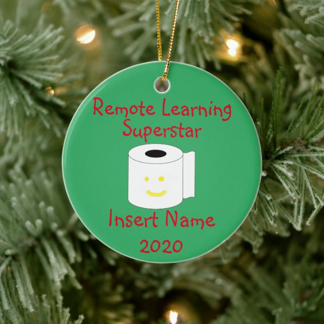 Ferne LernWeihnachten Keramik Ornament (Baum)