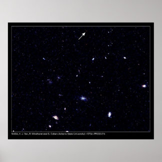 Ferngalaxien Hubble Telescope Poster