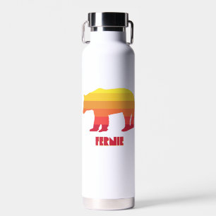 Fernie British Columbia Rainbow Bear Trinkflasche