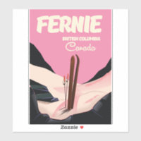 Fernie British Columbia Ski Poster