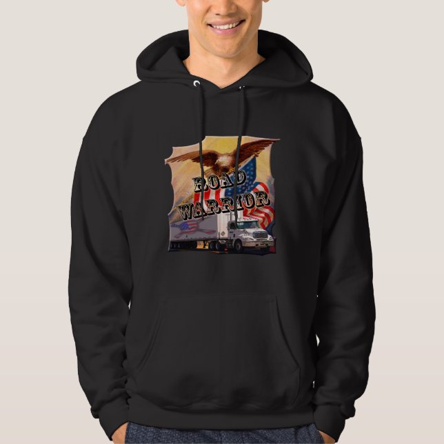 Fernlastfahrer Hoodie (Vorderseite)