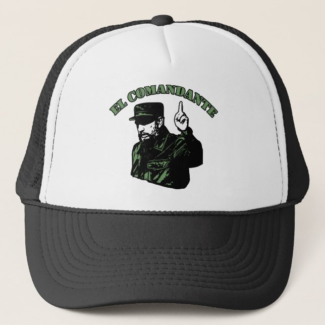 Fernlastfahrer-Hut EL Comandante Truckerkappe (Vorderseite)
