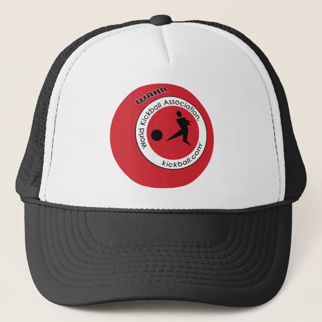 Fernlastfahrer-Hut - Kickball Logo Truckerkappe (Vorderseite)