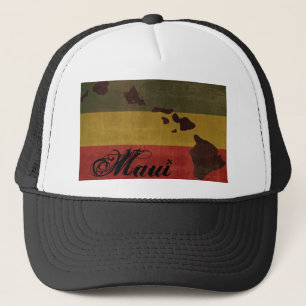 Fernlastfahrer-Hut Mauis Rasta Truckerkappe