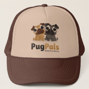 Fernlastfahrer-Hut Pug Pals, Inc. Truckerkappe