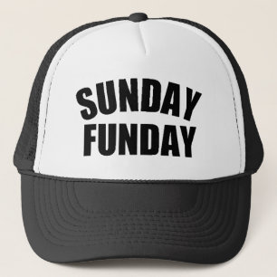 Fernlastfahrer-Hut Sonntags Funday Truckerkappe
