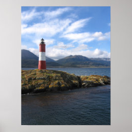 FernLeuchtturm, Beagle-Kanal, Patagonien Poster