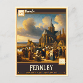 Fernley, Nevada | VINTAG Postkarte