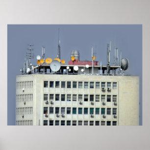 Fernmeldeantenne Poster
