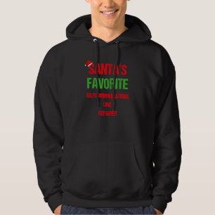 Fernmeldereparatur Funny Pajama Chri Hoodie