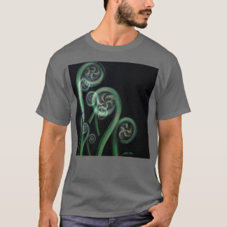 Ferns auf Black Moko T-Shirt