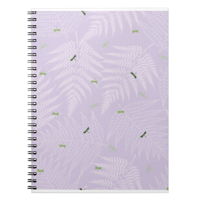 Ferns & Dragonflies Notizblock (Vorderseite)