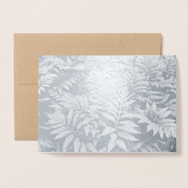 Ferns: Feierliche Grüße Folienkarte (Vorderseite mit Umschlag)