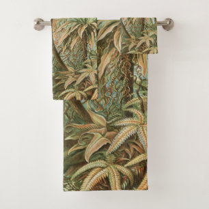 Ferns, Filicinae Laubfarne von Ernst Haeckel Badhandtuch Set