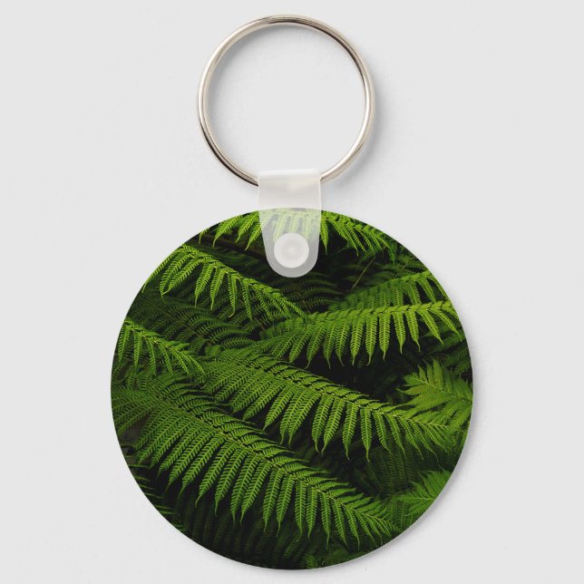 Ferns - Kunstfotografie Schlüsselanhänger (Vorderseite)