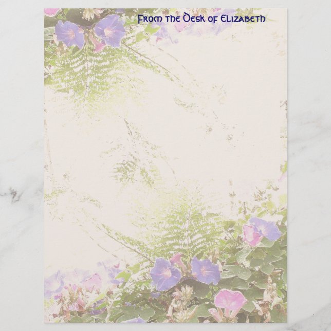 Ferns Morning Glory Letterhead (Vorderseite)