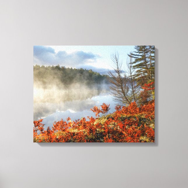Ferns on Shoreline | Paradies, Michigan Leinwanddruck (Vorderseite)