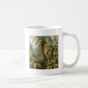 Ferns Palm Tree Antique Botanischer Garten Tasse