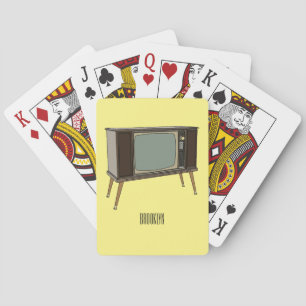 Fernseh-Cartoon-Illustration Spielkarten