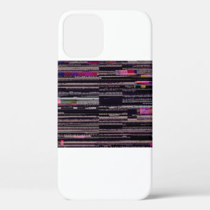Fernsehbildschirm mit kaputten Pixeln. Abstrakte F Case-Mate iPhone Hülle