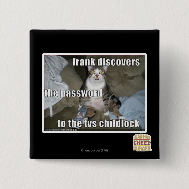 Fernsehen Childlock Button (Vorderseite)
