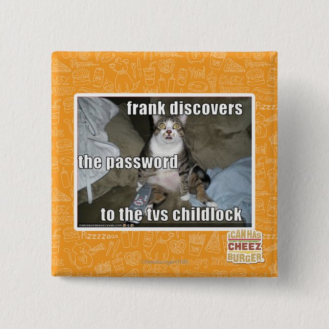 Fernsehen Childlock Button (Vorderseite)