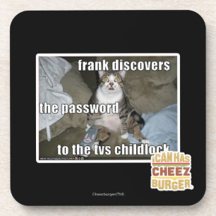 Fernsehen Childlock Getränkeuntersetzer