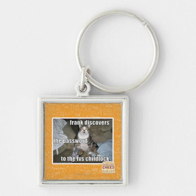 Fernsehen Childlock Schlüsselanhänger (Vorne)