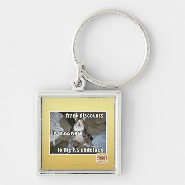 Fernsehen Childlock Schlüsselanhänger (Vorne)