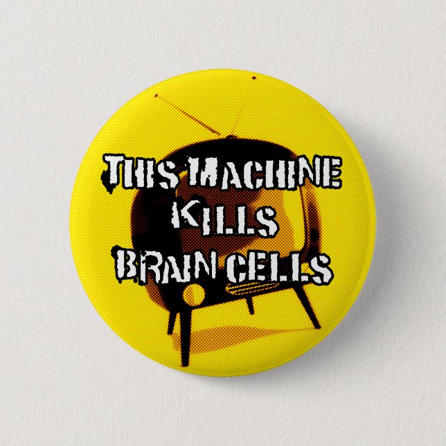 Fernsehen: Der laute Mörder Button (Vorderseite)